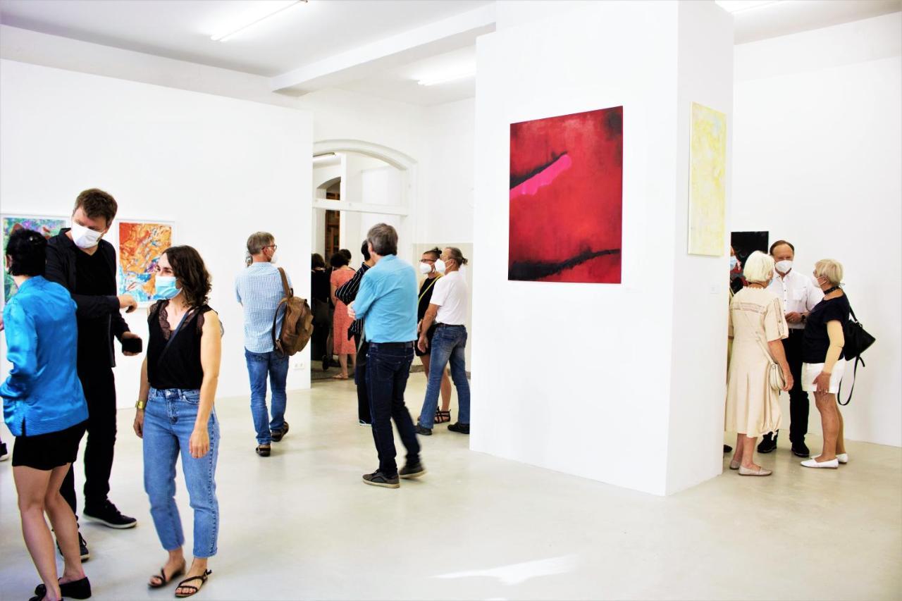 Kuenstlerzimmer Im Kulturhaus Haeselburg Gera Esterno foto