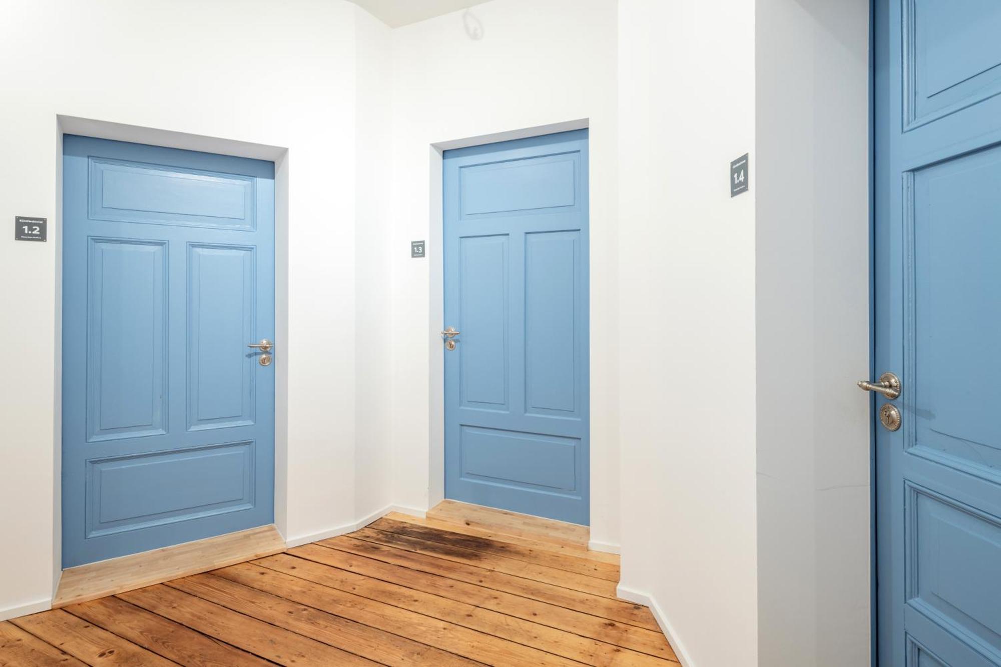 Kuenstlerzimmer Im Kulturhaus Haeselburg Gera Esterno foto